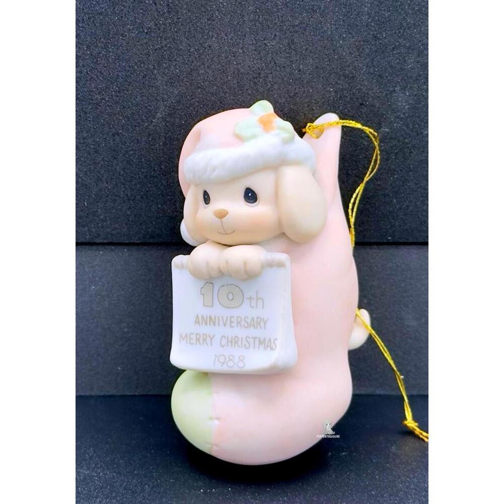 Precious Moments 10th Anniversary 1988 Christmas Ornament Collectible